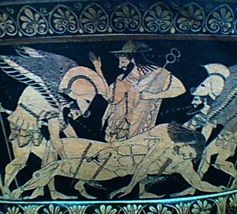 Ο  κρατήρας του  Ευφρονίου  – Απο την Αρχαιολογο  Σοφία Δημητριαδου Κοκκίνου