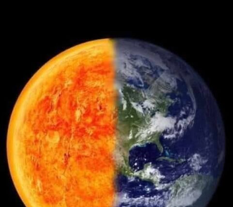 Αν η Γη είχε το μέγεθος του Ήλιου!