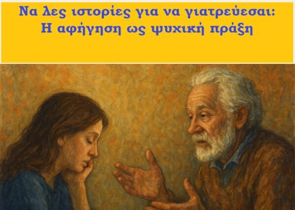 Να λες ιστορίες για να γιατρεύεσαι: Η αφήγηση ως ψυχική πράξη – Απο την  Αγγελή Γεωργία