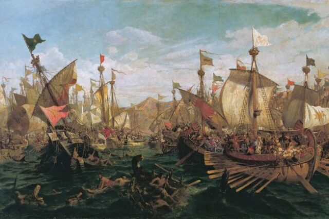 Κωνσταντίνος Βολανάκης : Η Ιστορια του εμβληματικού πίνακα «Ναυμαχία της Σαλαμίνας»,