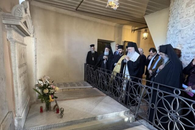 Ο ΑΡΧΙΕΠΙΣΚΟΠΟΣ ΚΥΠΡΟΥ ΣΤΗΝ ΚΕΡΚΥΡΑ/ Η ΚΥΠΡΟΣ ΕΙΝΑΙ ΕΛΛΑΔΑ .ΔΕΝ ΚΕΙΤΑΙ ΜΑΚΡΑΝ …. Απο τον Γεωργιο Σκλαβουνο