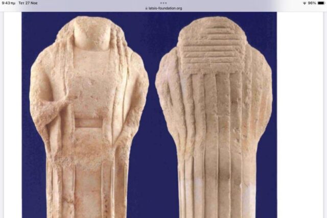 Το μικρό άγαλμα της Αττικής Κόρης – Απο την Μιράντα Σκηνίτη