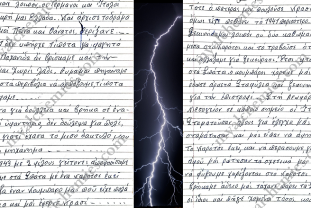 Μαρτυρίες και γεγονότα από την Κατοχή