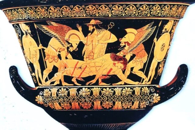 Τα δίδυμα αδέλφια Ύπνος και Θάνατος – Κρατήρας Ευφρονίου Απο την Αρχαιολογο  Σοφία Δημητριαδου Κοκκίνου
