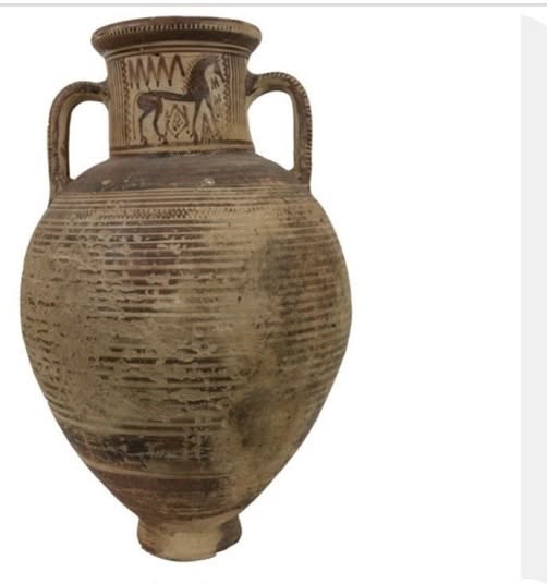 ΦΑΛΗΡΙΚΗ  ΝΕΚΡΟΠΟΛΗ – ΑΤΤΙΚΟΣ  ΓΕΩΜΕΤΡΙΚΟΣ  ΑΜΦΟΡΕΑΣ (Υστερογεωμετρικής εποχής) – Της Μιραντας  Σκηνίτη